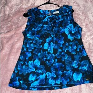 Calvin Klein tunic floral top size XL (Fits like large)